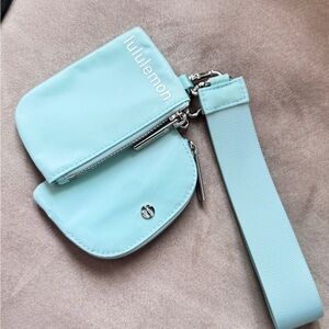 Lululemon Aqua Wristlet with Strap
